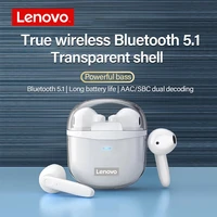 lenovo xt96 tws wireless headphone bluetooth 5 1 earphone touch control headset stereo noise reduction earbuds with microphone