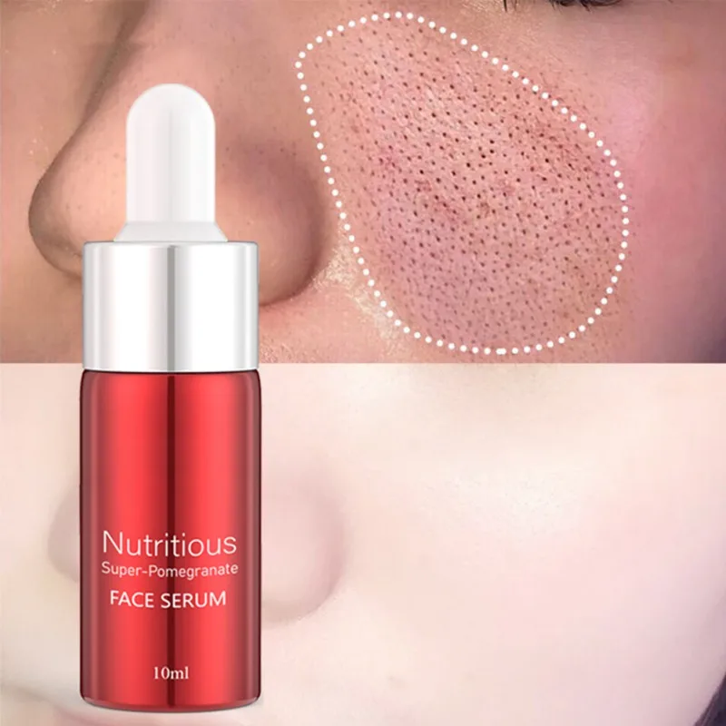 

Red Pomegranate Fresh Moisturizing Deeply Nourishes Facial Essence Refreshing Oil Control Face Serum Shrink Pores Skin Care