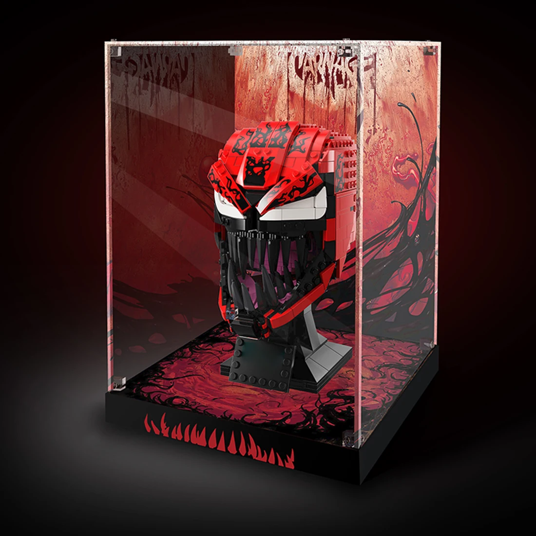 

18.6 X 18.6 X 26.3cm Building Block Acrylic Display Box Show Case For 76199 Helmet Series Dustproof ClearCrystal Nut Type