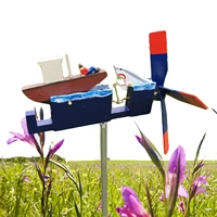 kinetic wind spinners shark design wind sculptures windmill garden pinwheels for yard garden outdoor art festival party