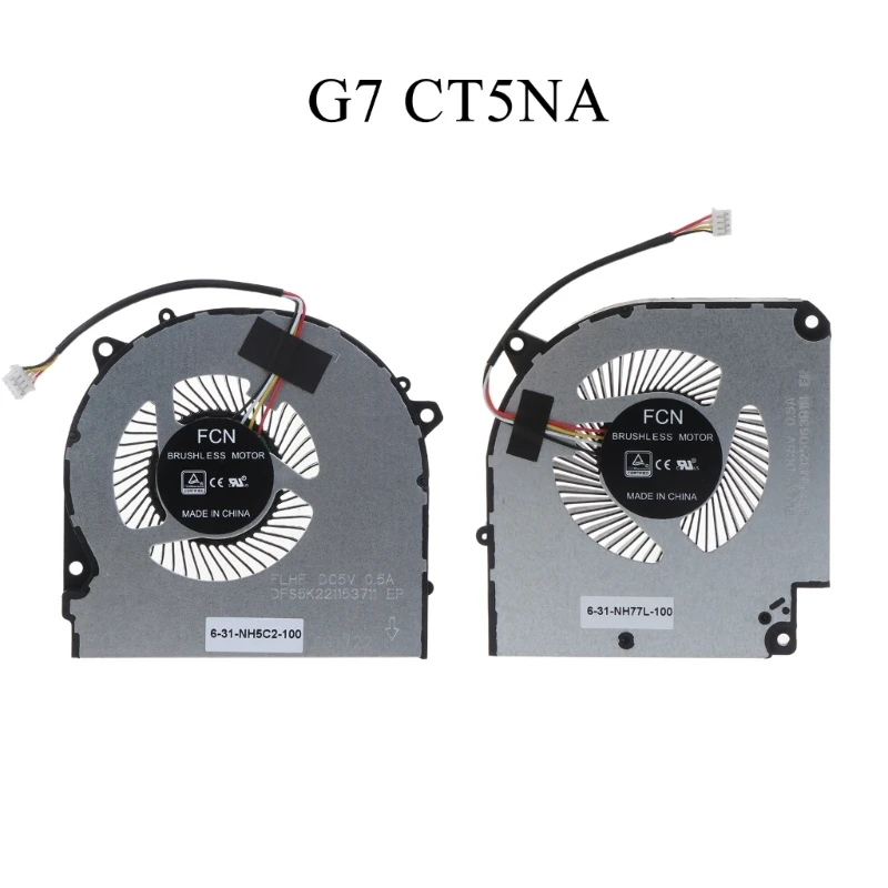 

Охлаждающий вентилятор для процессора ноутбука GPU для Hasee G7-CT5NA G7 Z8 CT7NA G7-CU7NA CNH5S01