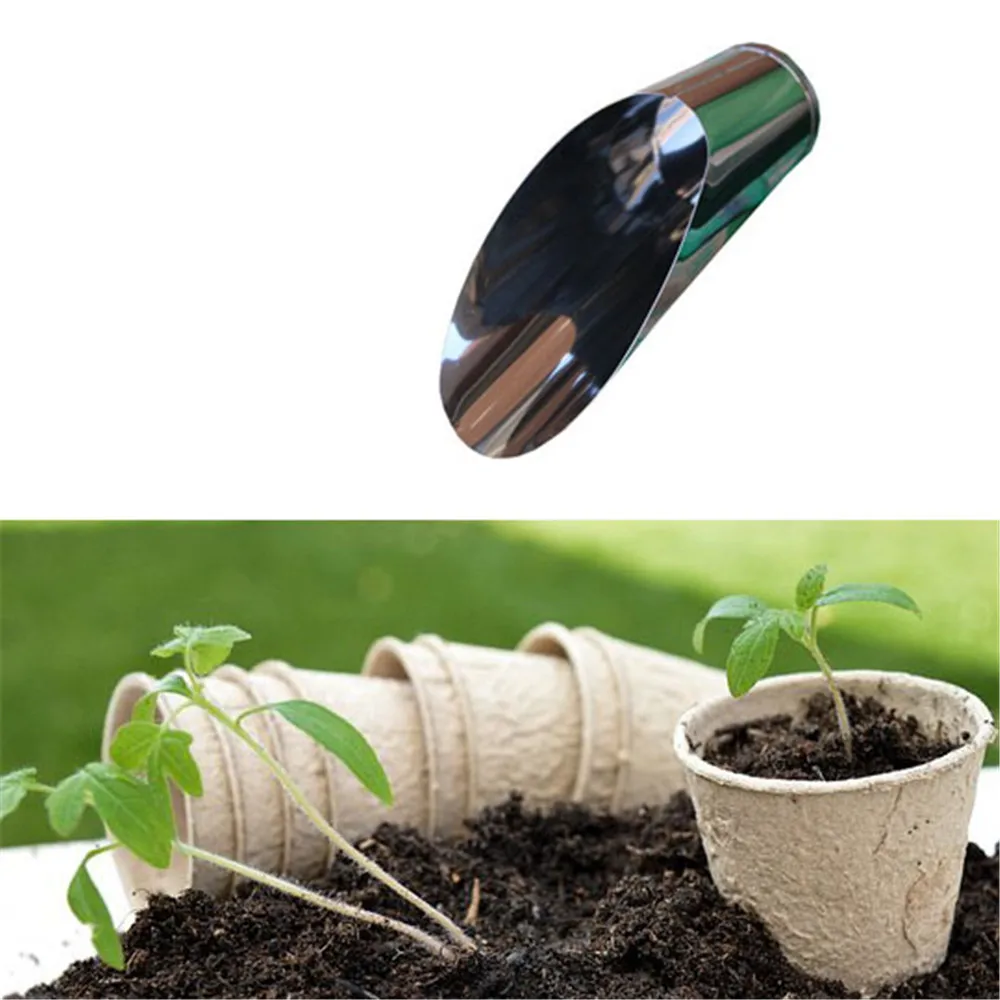 

1Pc New Soil Stainless Steel Spade Shovel Cup Cultivation Bucket Succulent DIY Potted Bonsai Plant Helper Garden Tool Strainer