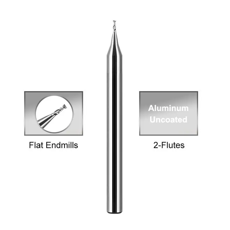 

SHAZAM HRC55 2F с нанопокрытием, концевые фрезы с плоским дном, микропанель, карбидная фреза из вольфрамовой стали, механические инструменты для обработки с ЧПУ