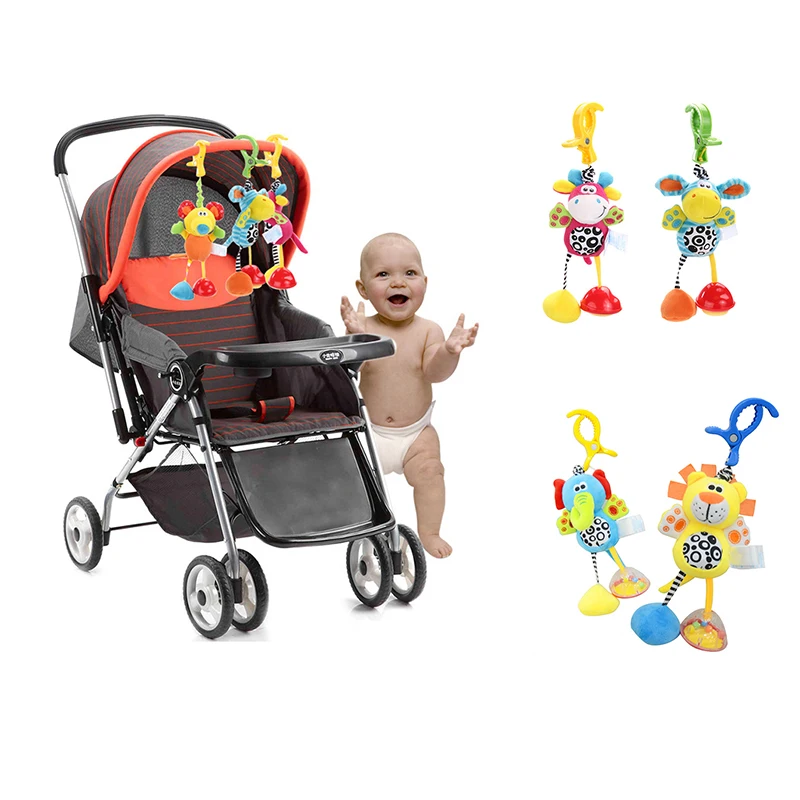 

Baby Rattle Toys For 0-12 months Infant Newborn Animal Lion Plush Hand Bell Toy Stroller Crib Pram Hanging Rattle Baby Toys Gift