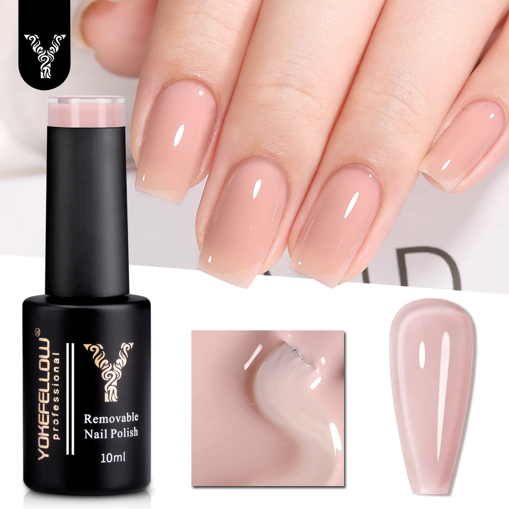 Полупрозрачный полуперманентный Гель-лак для ногтей 10 мл