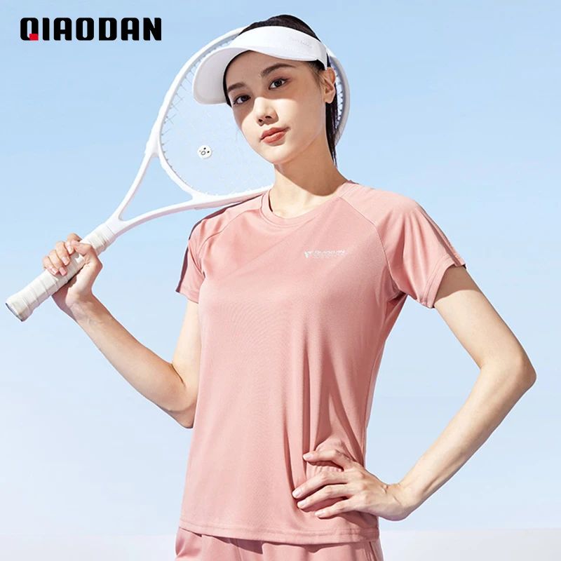 QIAODAN Women Tracksuit Two Piece Set 2023 New Comfortable Running Breathable Fitness Loose Dry Quickly Tracksuit XNT22221206R