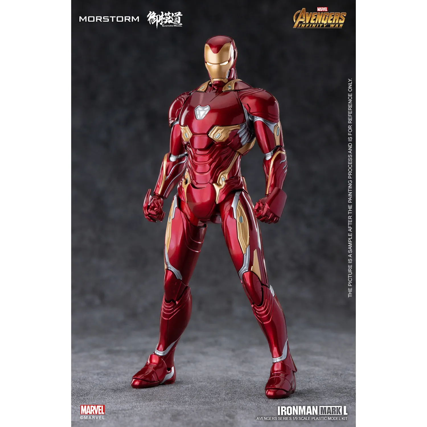 Фото Модель Iron Man Mk 50 1/9 Morstorm Eastern Model в наличии, масштабная сборная модель класса Deluxe, серия Avengers Infinity War, подарки для коллекционеров №2