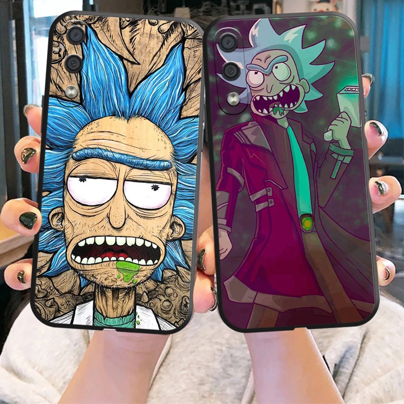 

Funny Carton Rick And Morty US Phone Case For Samsung Galaxy S8 Plus S9 S9 Plus S10 S10E S10 5G S20 S20FE S21 S21 Plus S22 Cover