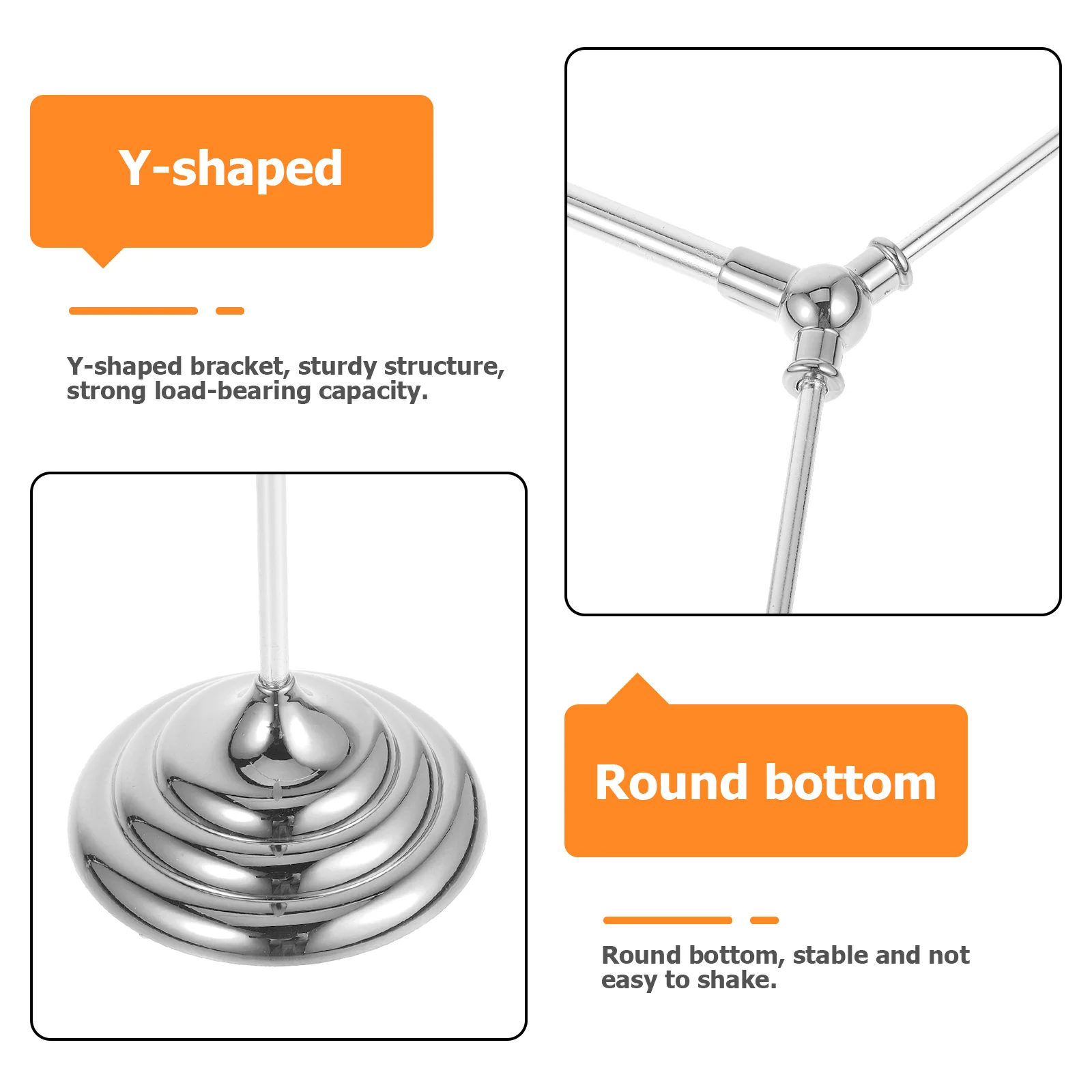 Okrągłe dno Biurko Baner biurowy Flagi 3400X3370X850CM Metalowe poszycie Praktyczny uchwyt na maszt Blat