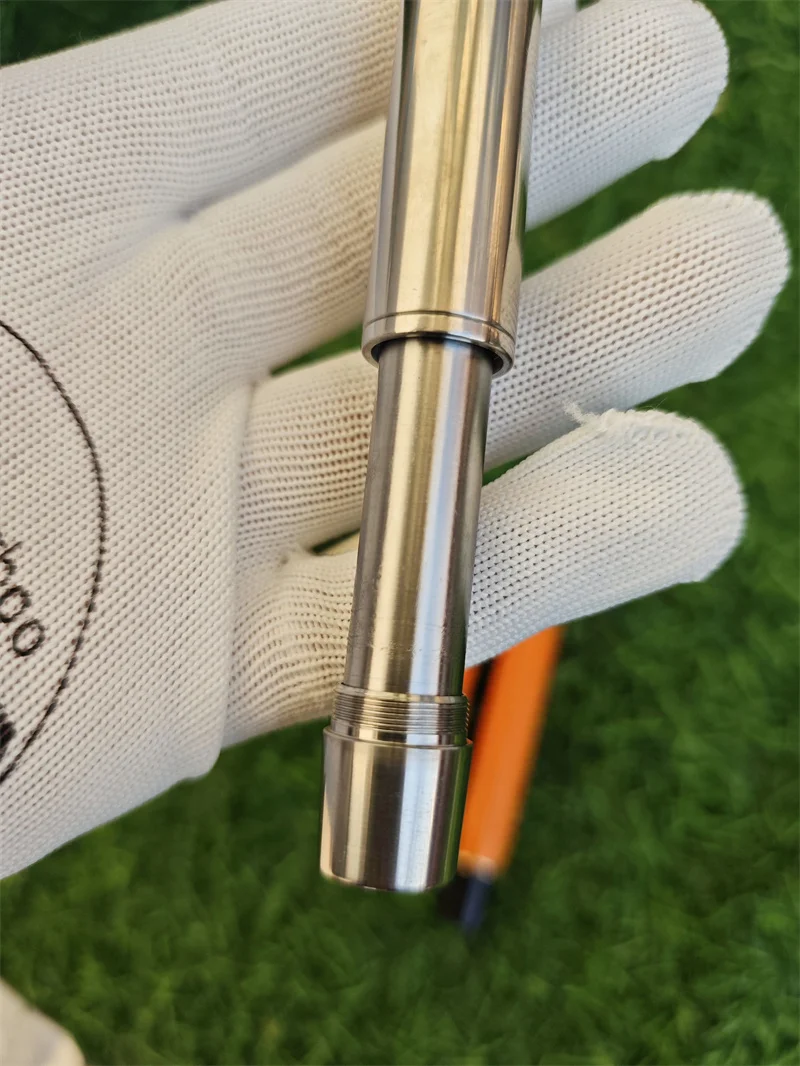 Титановый сплав домашняя карманная перьевая ручка с поршневыми чернилами