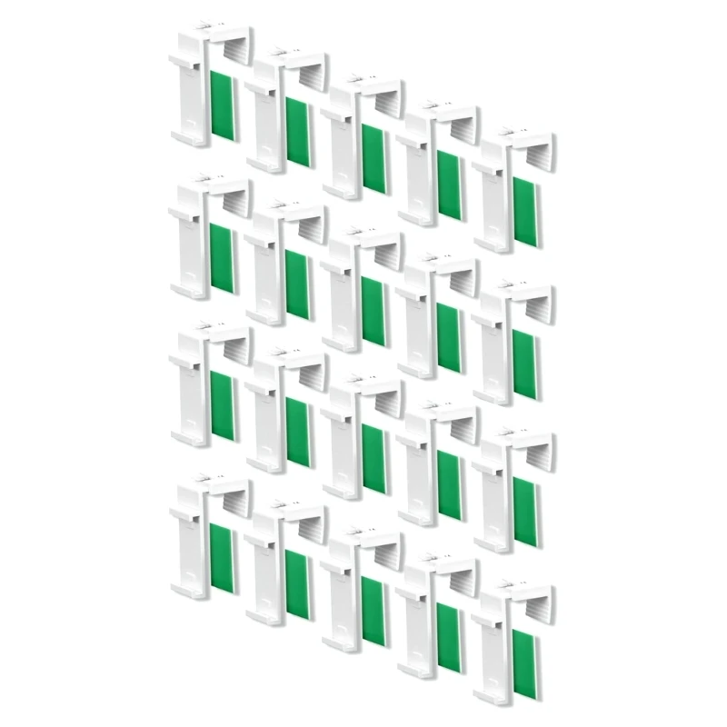 20/60 шт. держатель для карнизов кронштейн драпировки рулонные шторы пластиковые