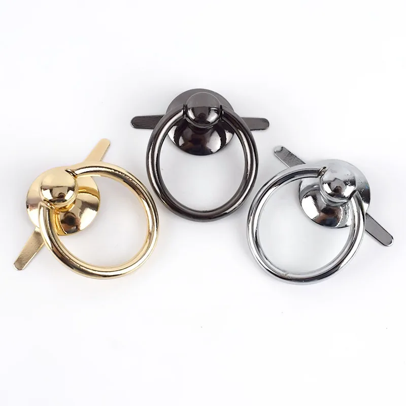 Meetee 4/10pcs ID25mm Bag Hanging O Ring Buckles Female Side Chain Nail Hook DIY Luggage Strap Hardware Accessories | Дом и сад