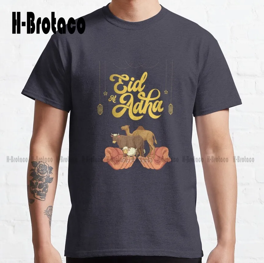 

Eid Al Adha Classic T-Shirt High Quality Cute Elegant Lovely Kawaii Cartoon Sweet Cotton Tee Shirts Custom Gift Xs-5Xl Unisex