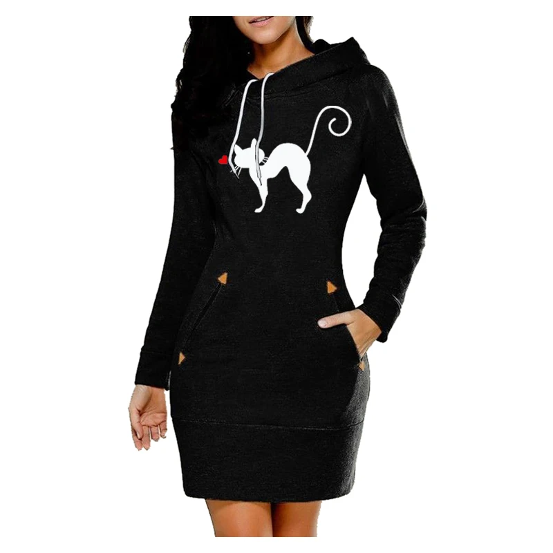 

Толстовка Женская с длинным рукавом, винтажная блуза с карманами, модный трендовый принт, повседневная одежда, весна-осень