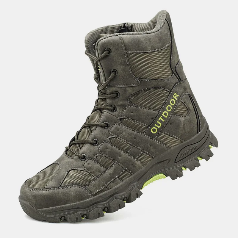 

Men's Winter Boots Snow Ankle Warm Hot Outdoor Fishing Tactical Army Combat Rubber Short Hunting Trekking Boots Shoes For Men