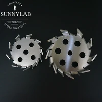 1pc 50mm 250mm lab stainless steel saw tooth type stirrer dispersion disk with diversion hole
