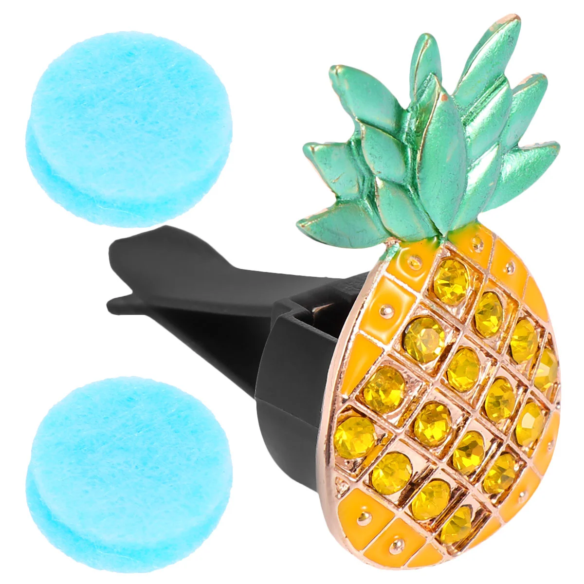 

Vent Clip Charms Car Air Purifier Small Pineapple Automobile Decoration Perfume Aromatherapy Diffuser