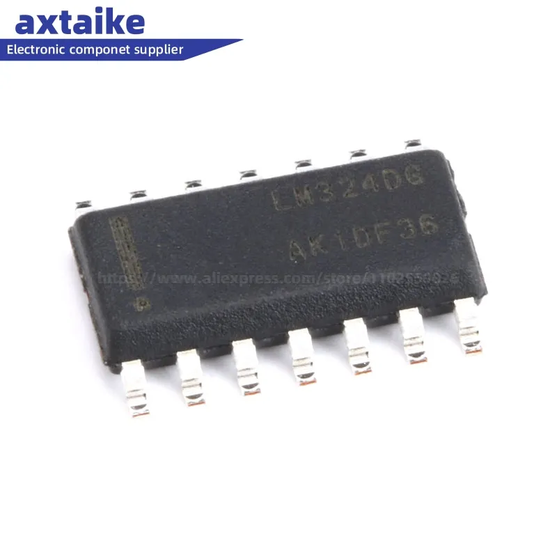 10 шт. оригинальный патч LM324DR2G LM324DG SOIC-14 четырехсторонний рабочий усилитель 1 МГц 0,6 в американский бренд новый аутентичный