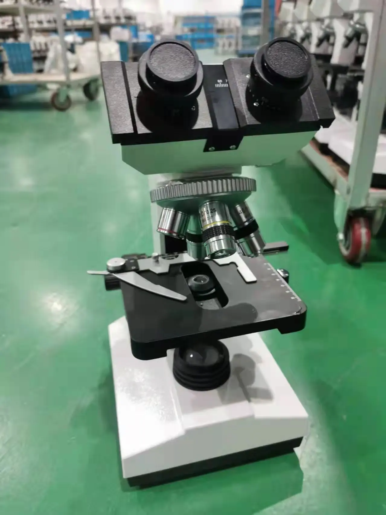 Бинокулярный микроскоп 40x-1000x стерео для лаборатории и школы цена производителя