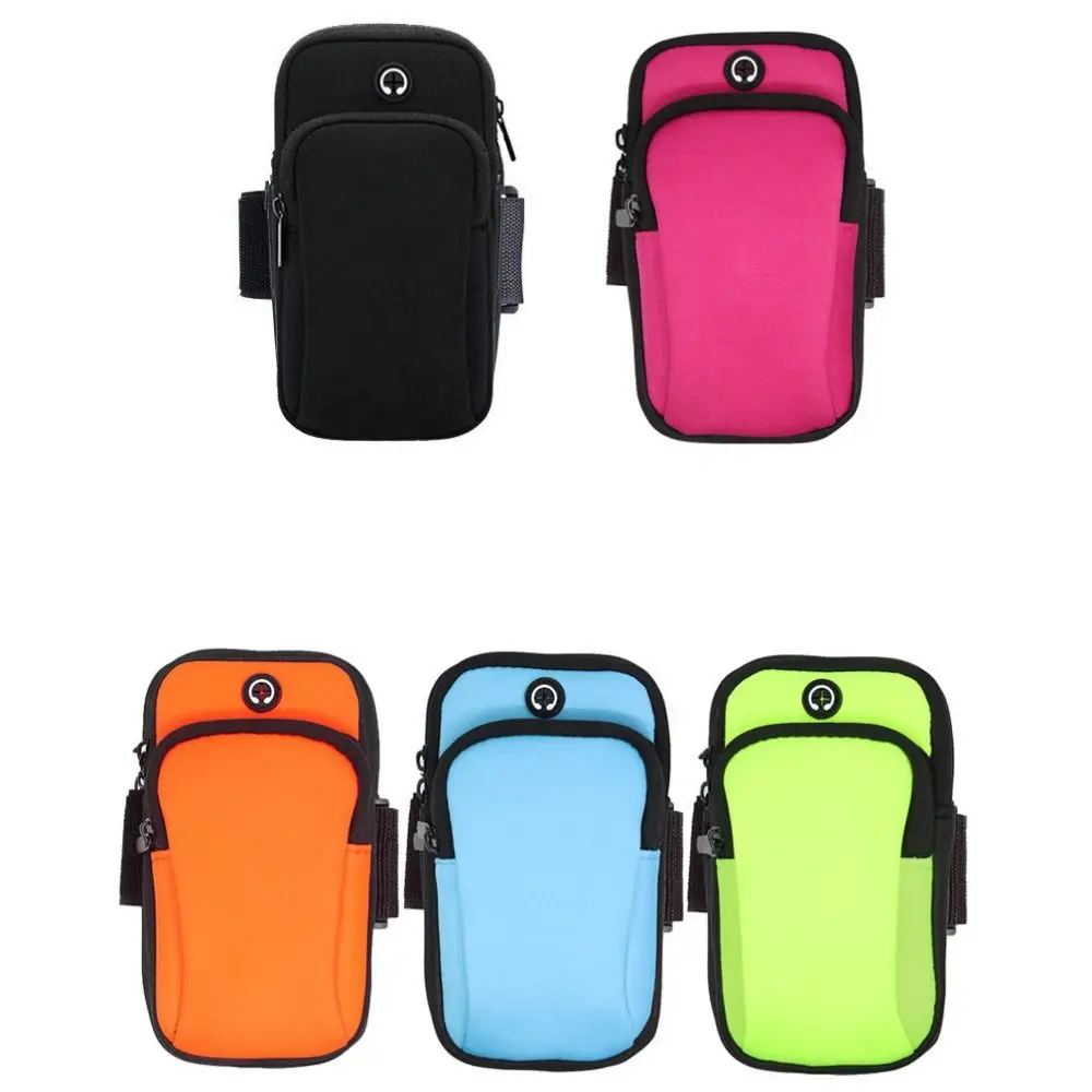 

Universal Waterproof For Phone Money Keys Running Accessories Sports Armband Phone Case With Headset Hole Arm Bags