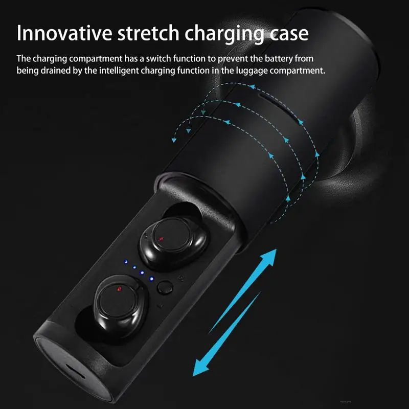 TWS-стереонаушники Y40 с поддержкой Bluetooth и зарядным футляром |