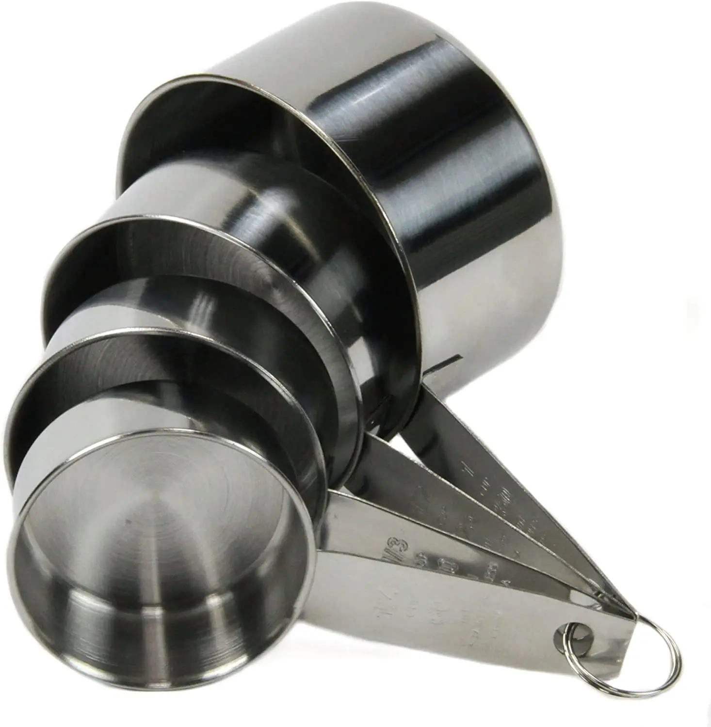 

Stainless steel measuring cups, 4 pieces, 20 cm