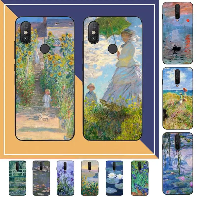 

Claude Monet Phone Case for Redmi Note 8 7 9 4 6 pro max T X 5A 3 10 lite pro