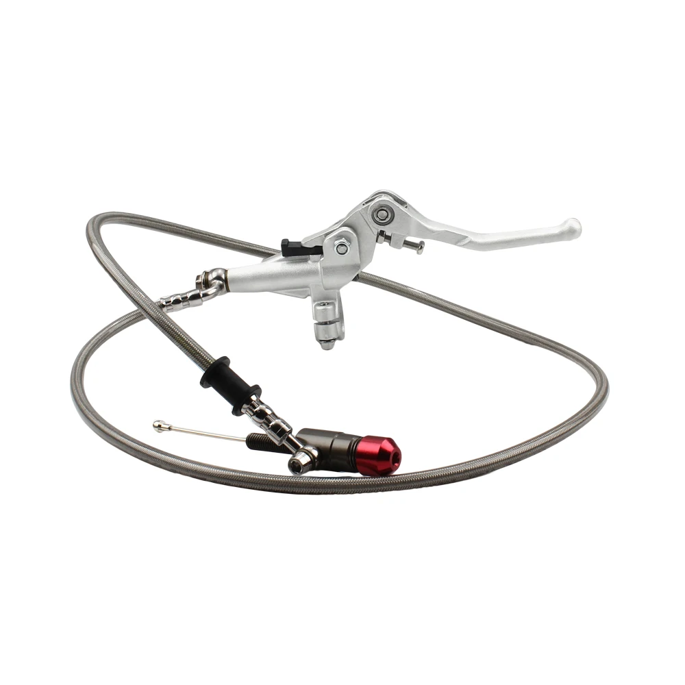 

Гидравлический комплект сцепления для мотоцикла, серебряный рычаг, главный цилиндр, универсальный для KTM Husqvarna 125-250cc, велосипед для бездорожья, мотокросс