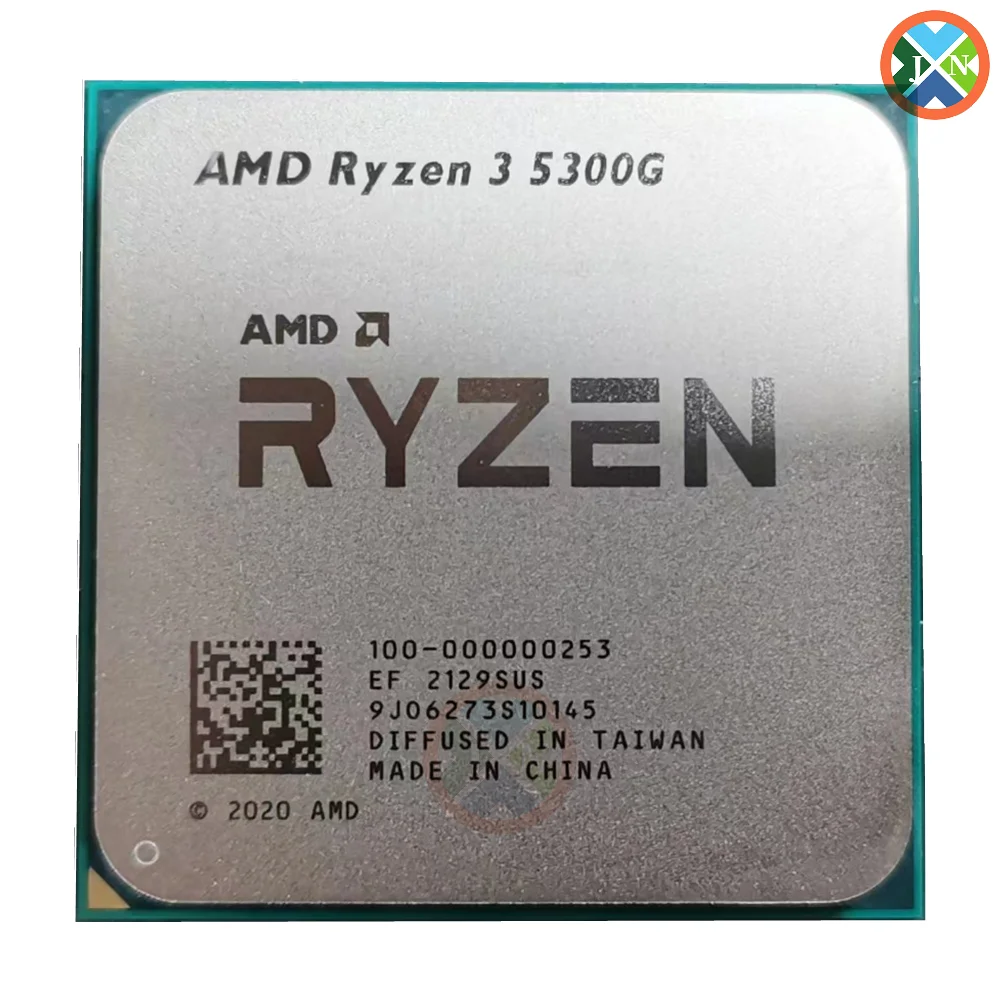 

AMD Ryzen 3 5300G R3 5300G 4 ГГц четырехъядерный восьмипоточный процессор 65 Вт L3 = 8M 100-000000253 разъем AM4