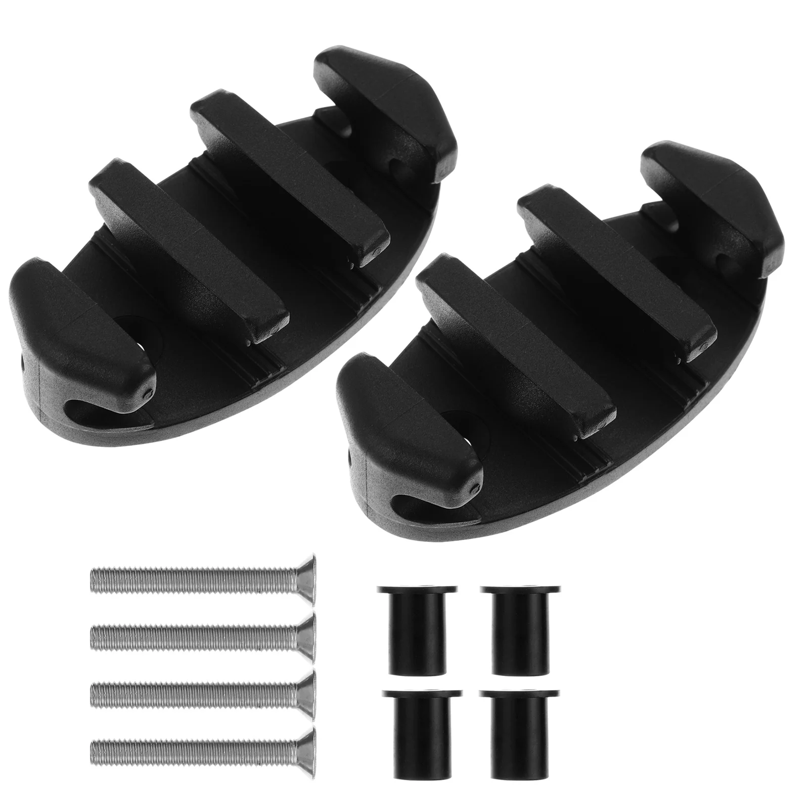 

2pcs Durable Kayaks Zig Zag Cleat Marine Grade Nylon Fixings Boat Accessory