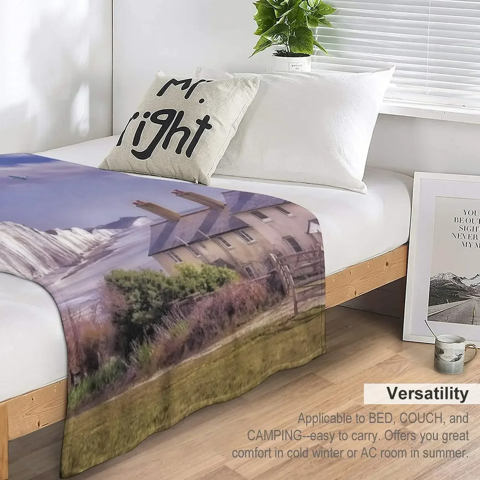 Cuckmere Flyby Throw Blanket blankets and throws Retros Blankets