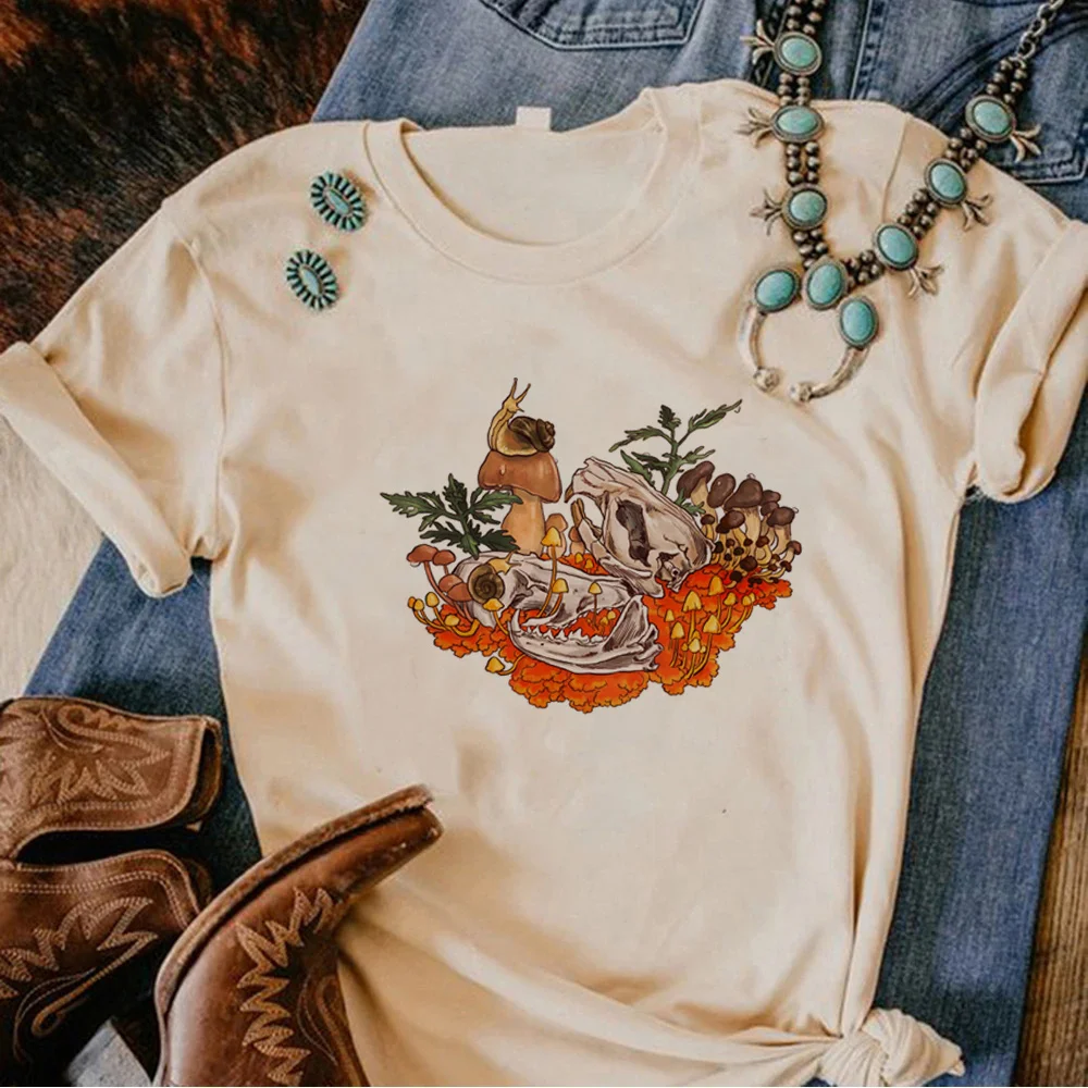 

Футболка с изображением улитки, Женский японский Топ, женская одежда с графическим принтом в стиле Харадзюку