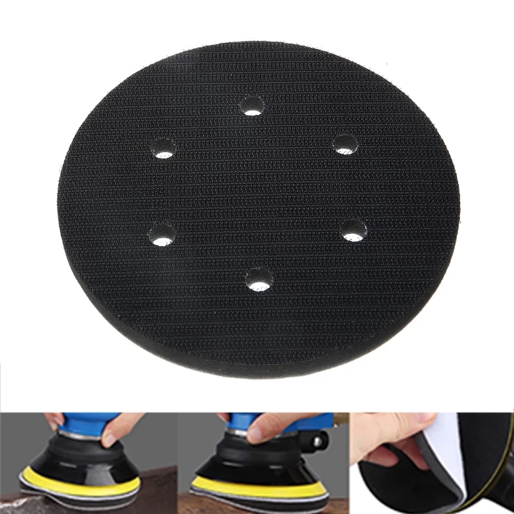 

6inch 150mm 6 Hole Soft Buffer Sponge Interface Cushion Pad For Sanding Pads Tool Accessories Woodworking Tools Ferramentas