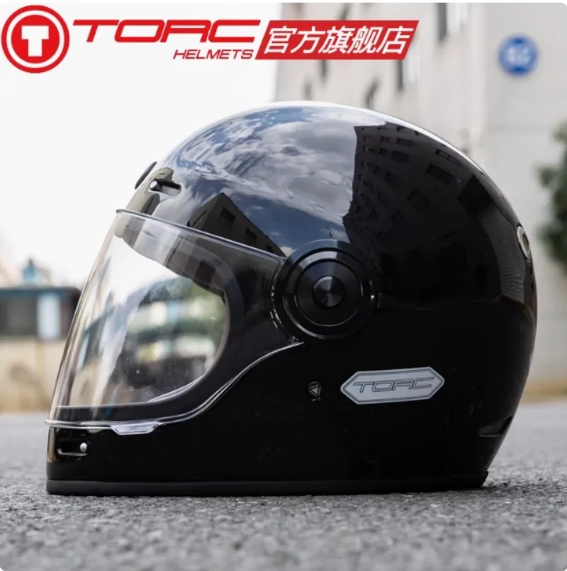 

TORC мотоциклетный шлем мото ретро шлем мужской мотоцикл езда мотокросс винтажные анфас шлемы Capacete De Moto