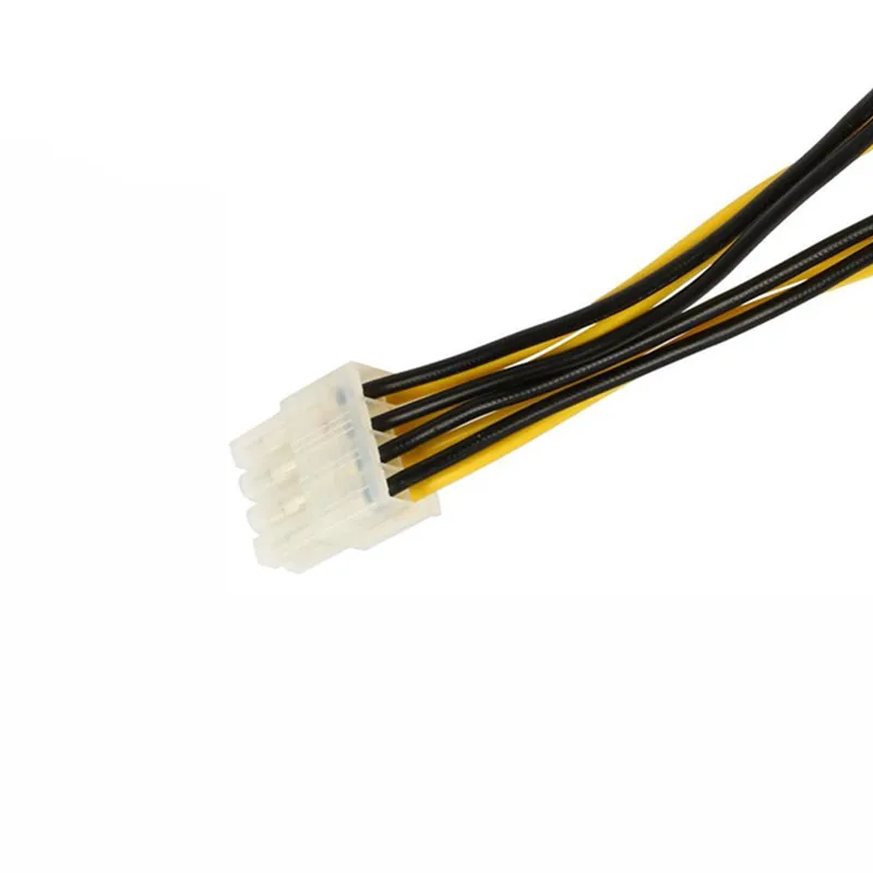 6-дюймовый ATX 12 В P4 4-контактный кабель адаптера Molex LP4 в EPS 8-контактный для