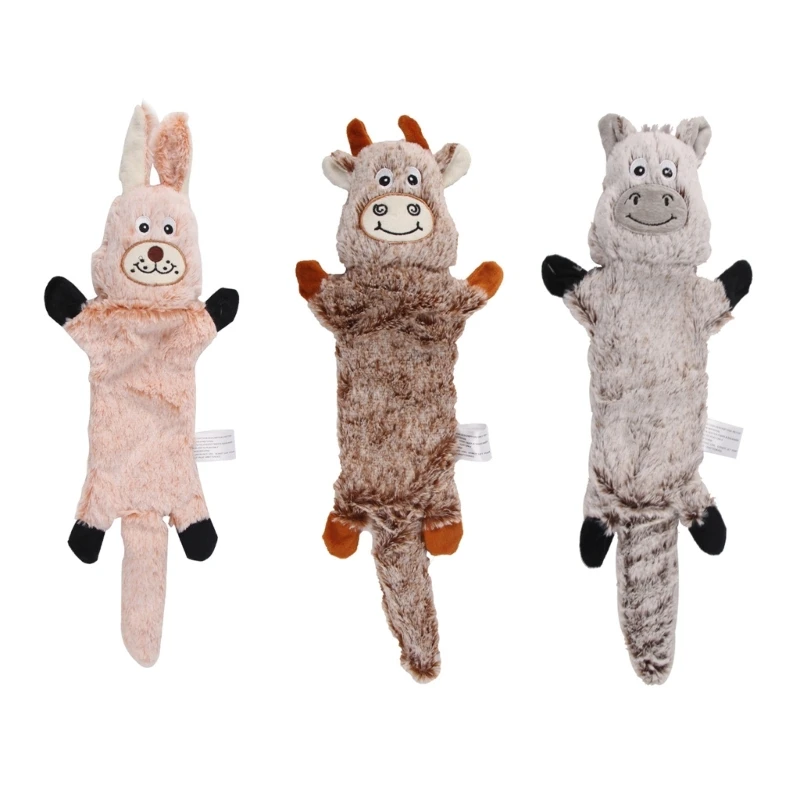 

Plush Chew Toy Interactive Squeaky Dog Toy For Small Dog Aggressive Chewers Drop Shipping