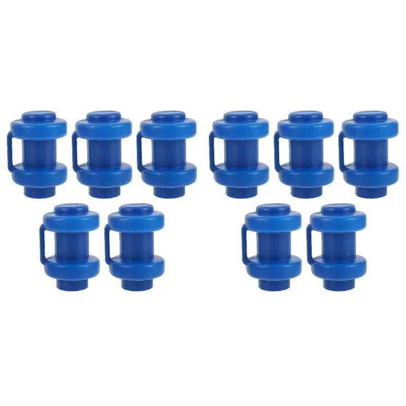 

10 Pcs Trampoline Enclosure Pole Hat Pole Tops Cover Trampoline Tube Cap Railing Top Cover Post Cup Cover Trampoline Accessories