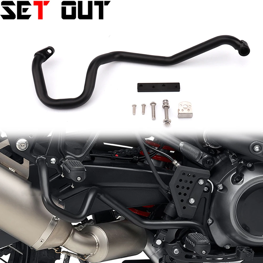 

Motorcycle Accessories Exhaust Muffler Guard Crash Bar Protector For HARLEY PAN AMERICA 1250 S RA1250 S PANAMERICA1250 2020-2022