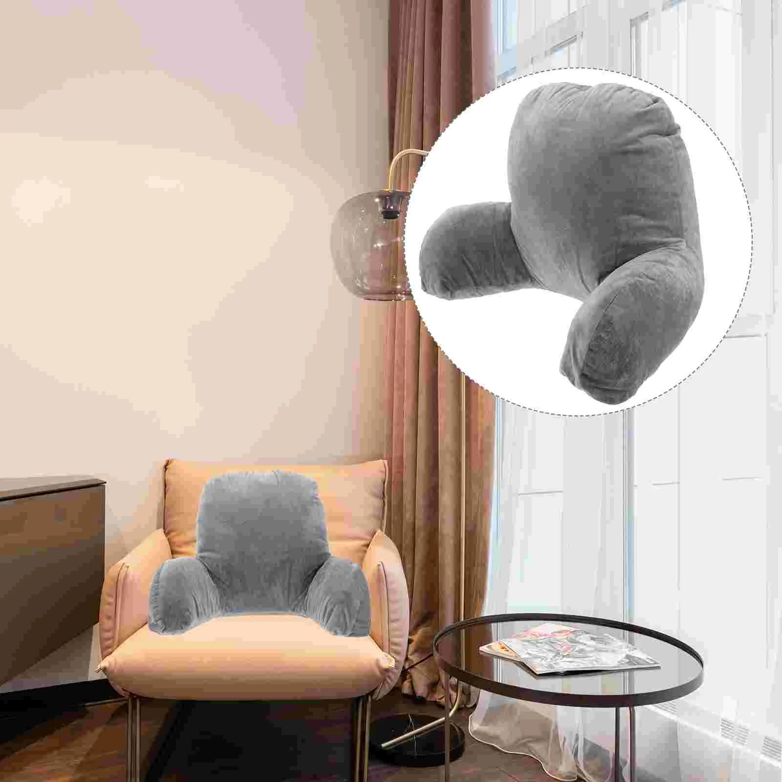 

Office Chair Cushion Lumbar Support Sofa Rest Cushion Throw Pillow for Car Wheelchair Stable