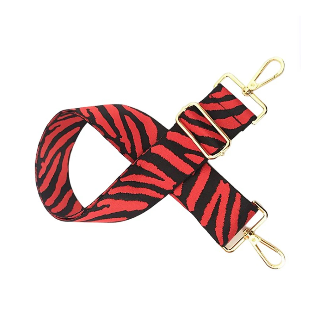 

Handbag Strap Nylon Handle Embroider Colored Straps Length 5.2cm Wide Thicken Wear-Resistant Adjustable Belts Lady Parts