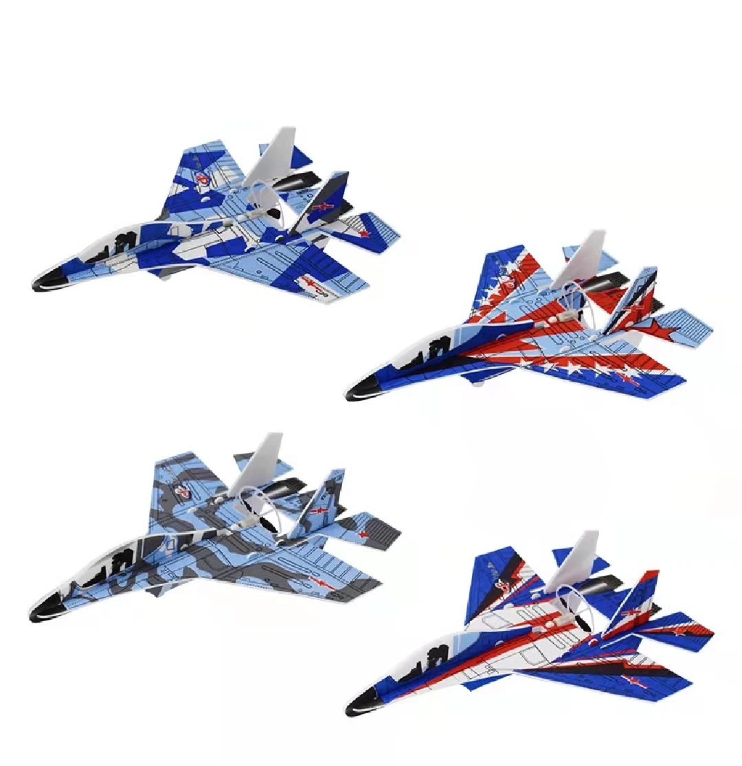 Новинка электрический ручной планер SU27 для бросания самолет из пенопласта со