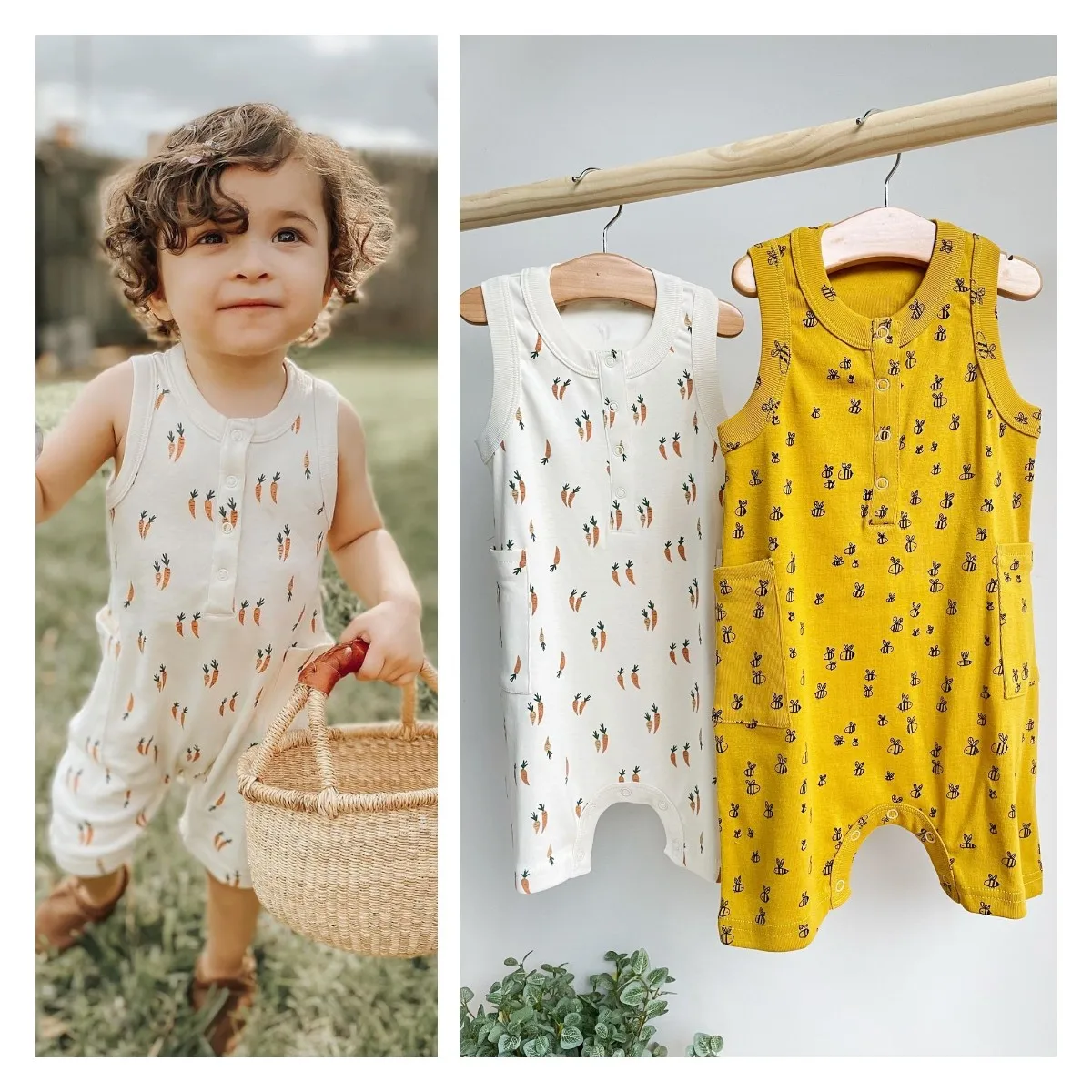 

INS Baby Summer Sleeveless Air-conditioning Clothes Romper Infant Boy Girl Cotton Romper Newborn One-piece Pajamas