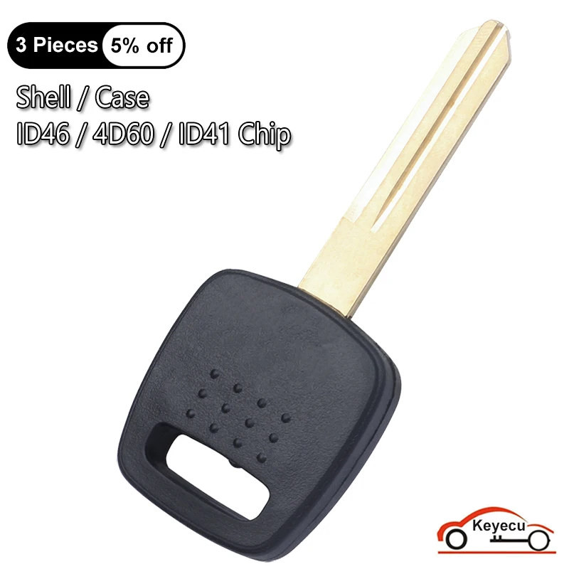 KEYECU для Nissan Teana Versa Livina Sylphy Tiida Sunny March необрезанная фотография чип 46 / 4D60 / ID41 + лезвие A33