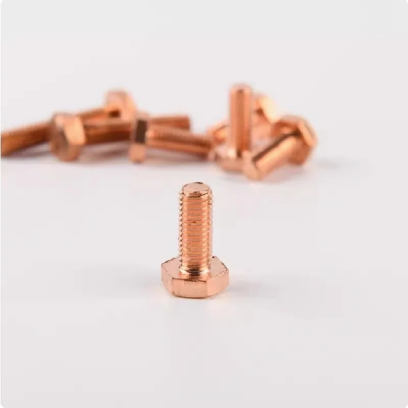 

Медный внешний шестигранный винт Электролитический медный болт M3 M4 M5 M6 M8 M10 M12 M14 M16 M28 M20