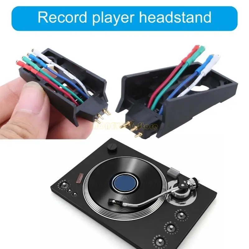 Фото F62C картридж Хедрулл Стилус Держатель для TK14 TK181 TK120 TK123 Vinyls Records Player №5