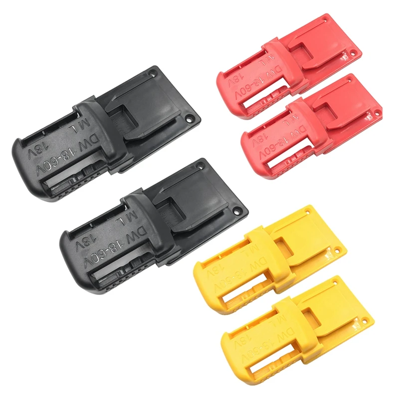 

JEYL 2 Упаковка держатель для батарей, основание для электроинструмента для De-Walt 18/20V и для серии Mil-торики 18V M18 литий-ионный