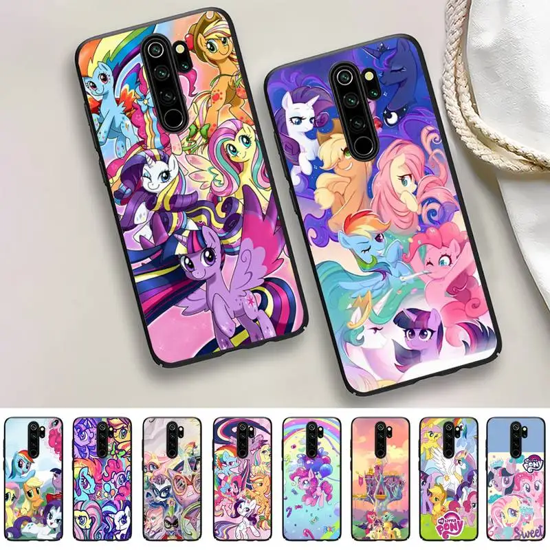 

My-Little-P-Ponys Phone Case For Redmi 5 6 7 8 9 10 plus pro 6 7 8 9 A GO K20 K30 K40 pro plus F3 Fundas