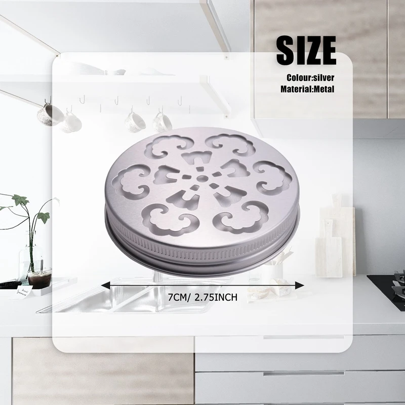 30 шт. крышка для банок 3 стиля полая свечей абажур банки шарика банка с обычным