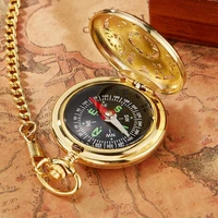 Multifunctional Pocket Retro Watch Flip With Survival Compass 3