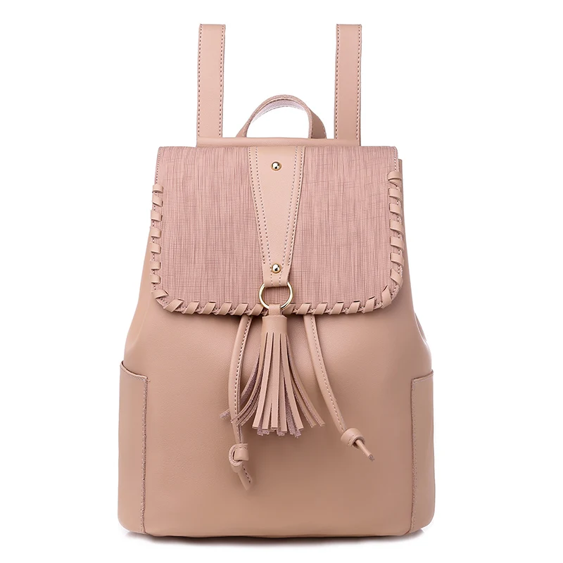 Рюкзак DIDA BEAR женский из экокожи большой школьный ранец для девочек дорожная